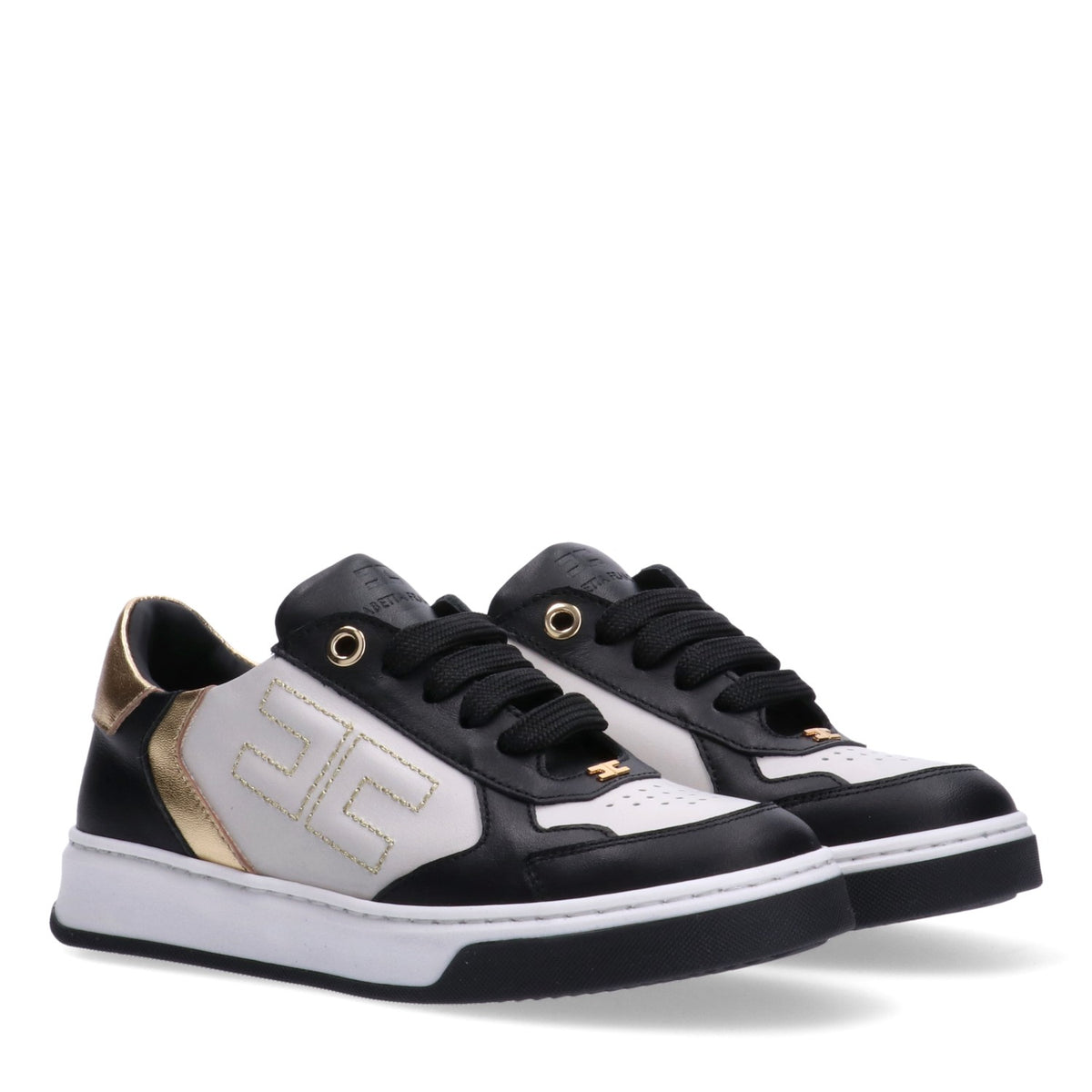 Elisabetta Franchi - Sneaker bassa allacciata bicolor