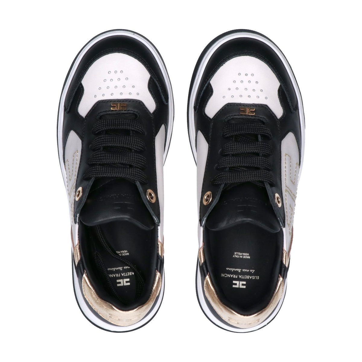 Elisabetta Franchi - Sneaker bassa allacciata bicolor