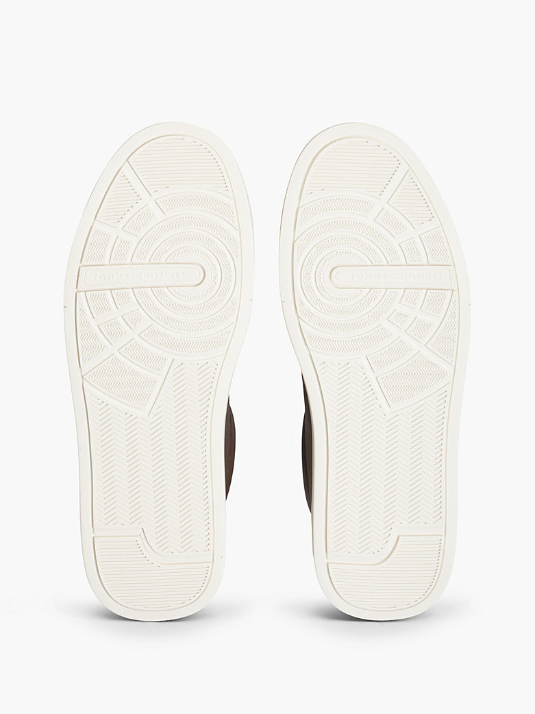 Tommy Hilfiger - Sneakers sportive con pelle e retro a contrasto