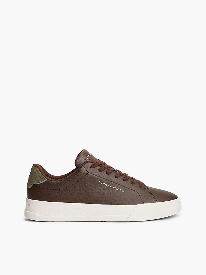 Tommy Hilfiger - Sneakers sportive con pelle e retro a contrasto