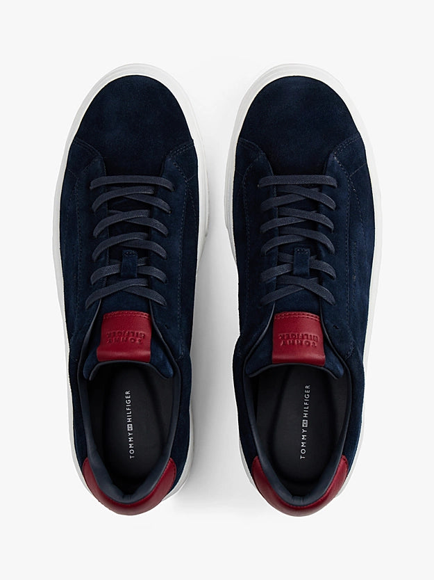 Tommy hilfiger - premium dress cupsole suede