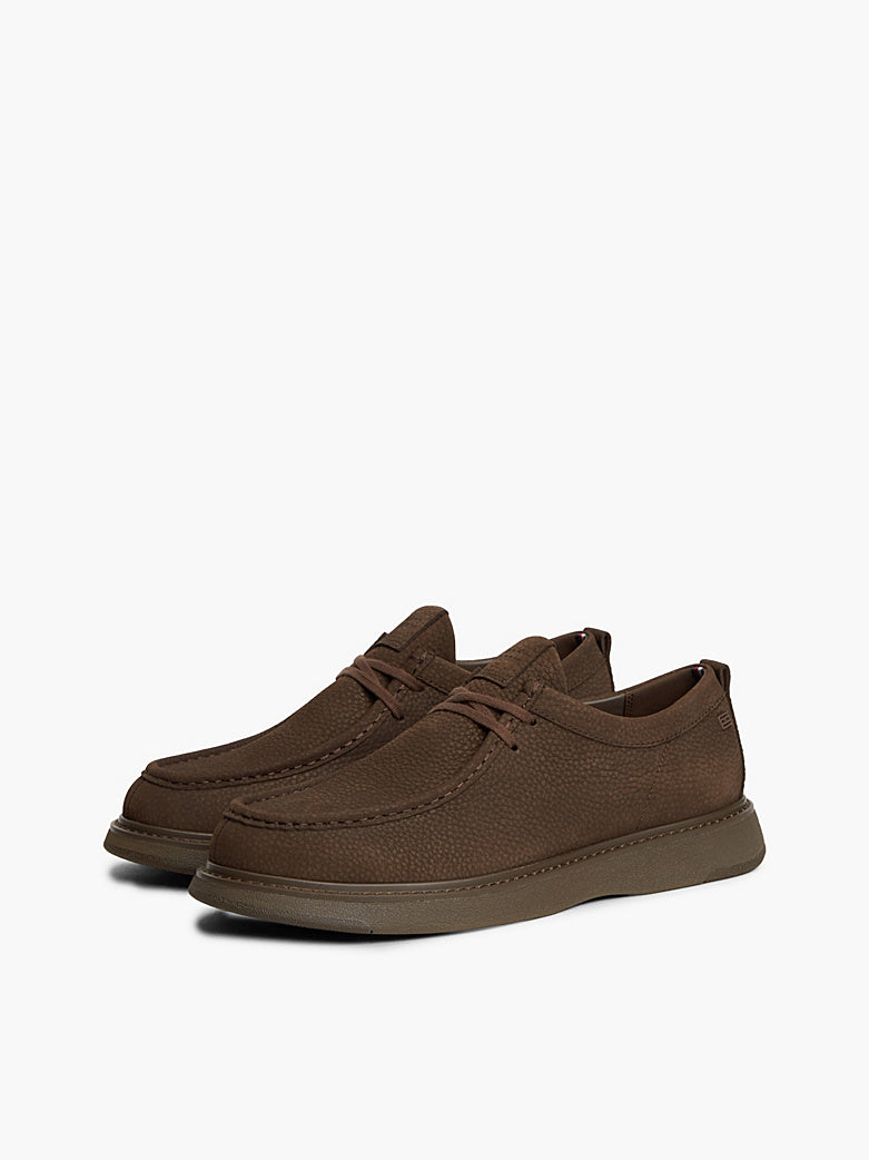 Tommy Hilfiger - Scarpe stringate stile mocassino in pelle