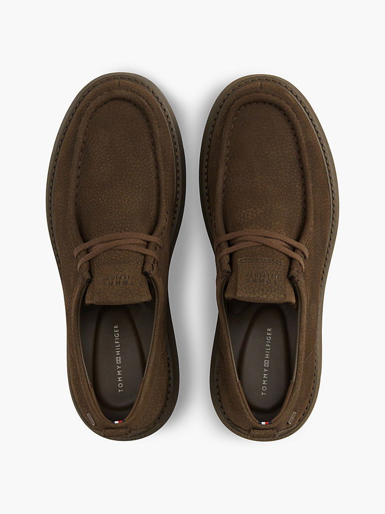 Tommy Hilfiger - Scarpe stringate stile mocassino in pelle