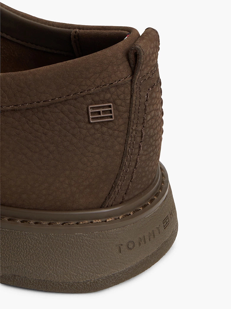Tommy Hilfiger - Scarpe stringate stile mocassino in pelle