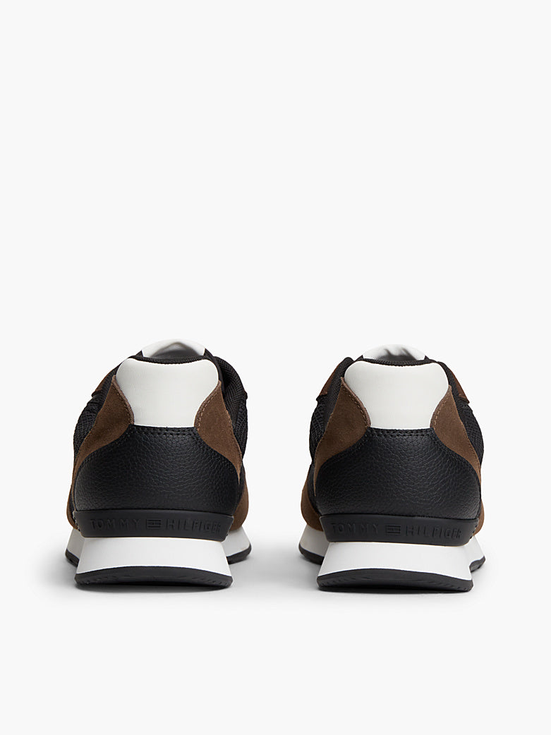 Tommy Hilfiger - Sneakers in pelle con mix di texture e logo