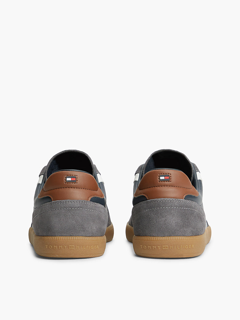 Tommy Hilfiger - Sneakers TH Tribeca in pelle con mix di texture