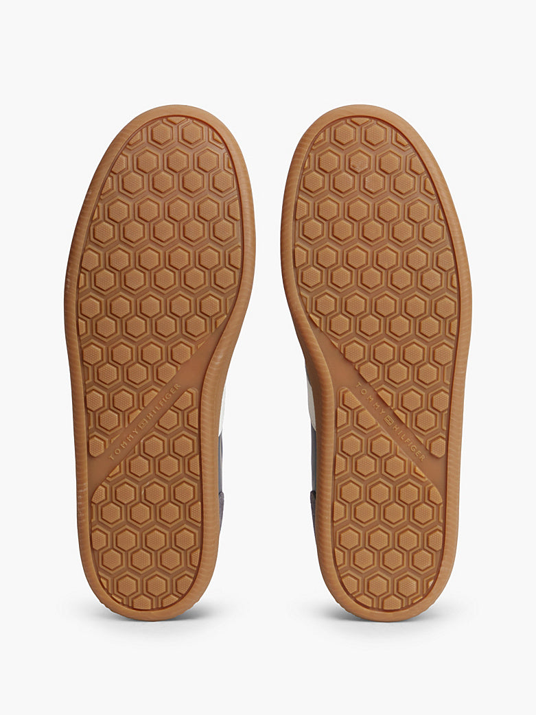 Tommy Hilfiger - Sneakers TH Tribeca in pelle con mix di texture
