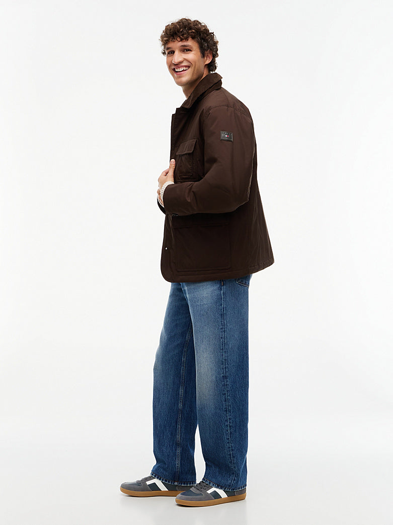 Tommy Hilfiger - Sneakers TH Tribeca in pelle con mix di texture