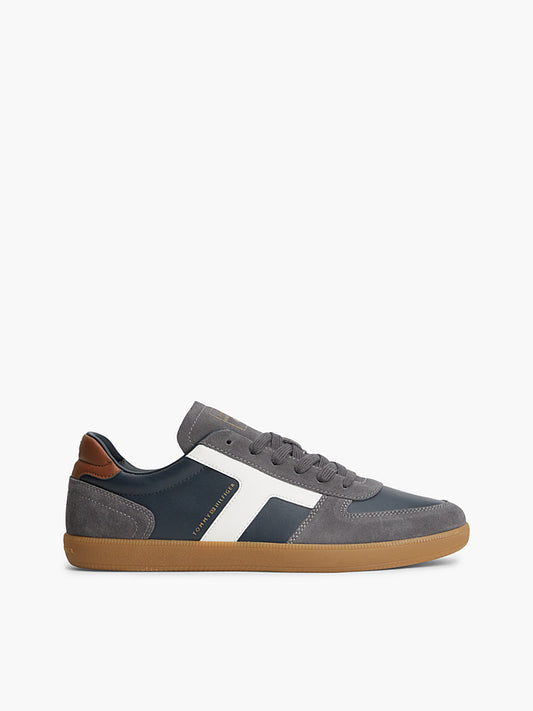 Tommy Hilfiger - Sneakers TH Tribeca in pelle con mix di texture