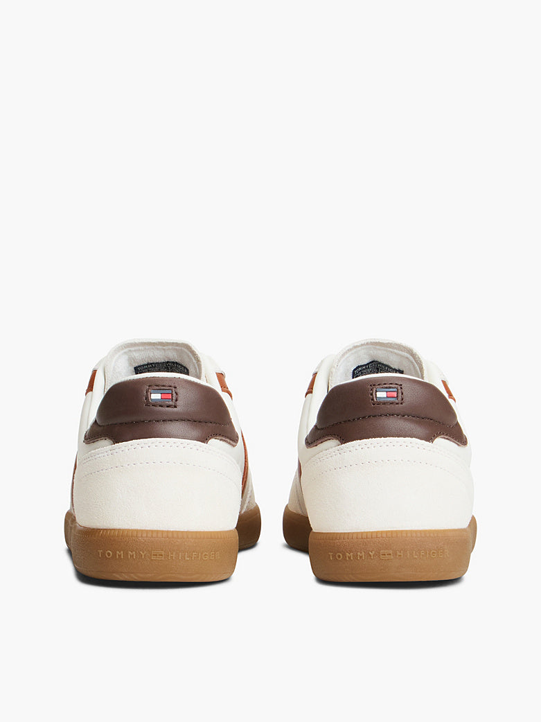 Tommy Hilfiger - Sneakers TH Tribeca in pelle con mix di texture