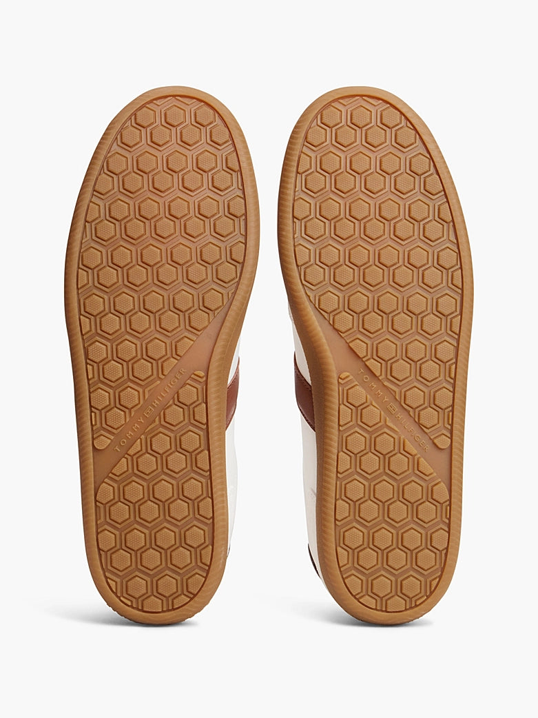Tommy Hilfiger - Sneakers TH Tribeca in pelle con mix di texture