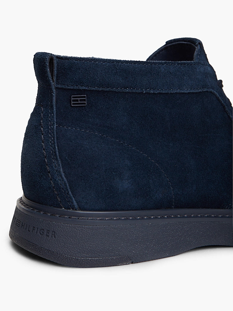 Tommy Hilfiger - Polacchini chukka in camoscio con bandierina