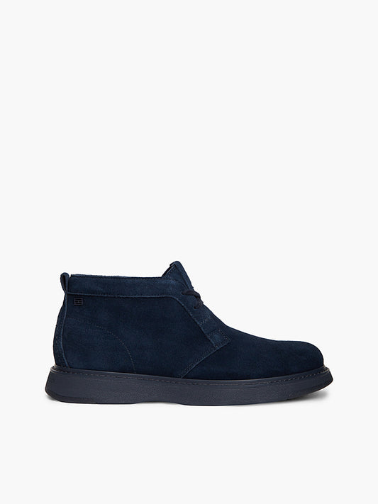 Tommy Hilfiger - Polacchini chukka in camoscio con bandierina