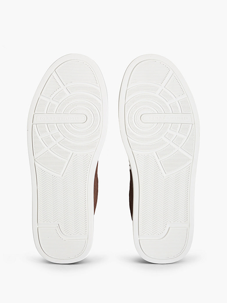 Tommy Hilfiger - Sneakers sportive in pelle con logo TH all over