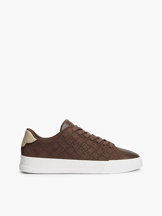 Tommy Hilfiger - Sneakers sportive in pelle con logo TH all over