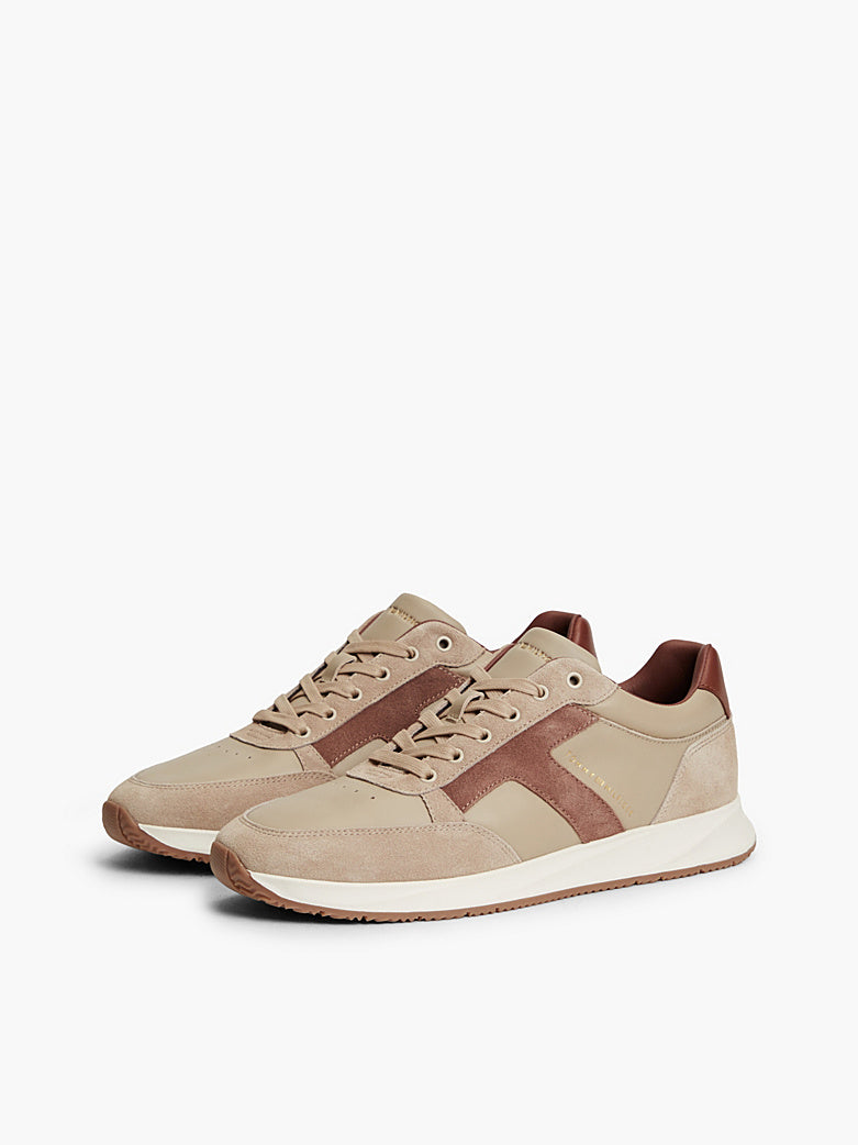 Tommy Hilfiger - Sneakers in pelle con mix di texture