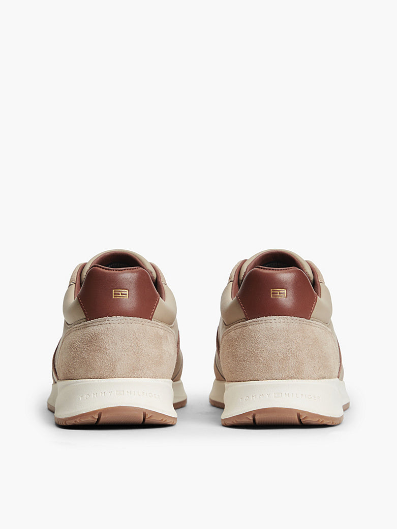 Tommy Hilfiger - Sneakers in pelle con mix di texture