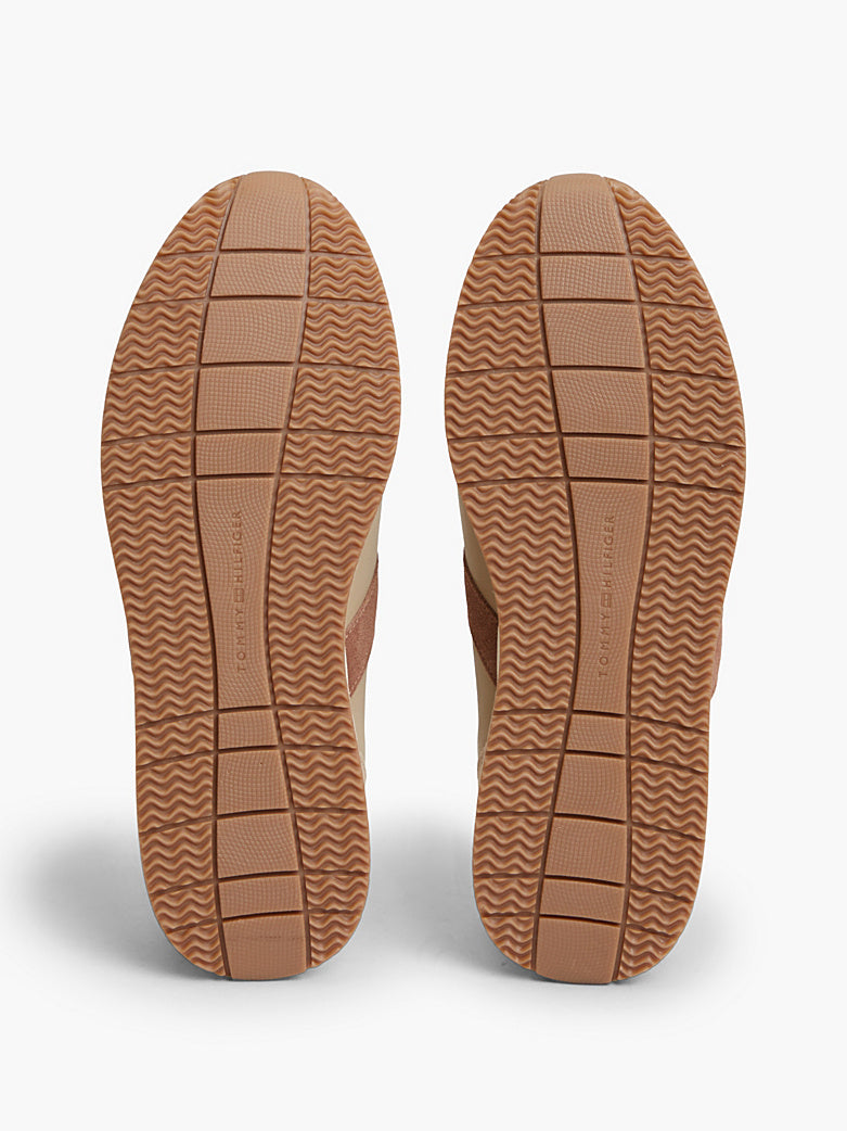 Tommy Hilfiger - Sneakers in pelle con mix di texture