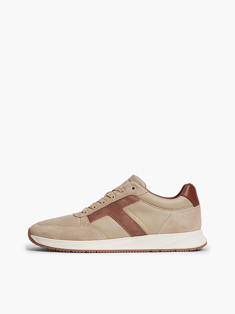 Tommy Hilfiger - Sneakers in pelle con mix di texture