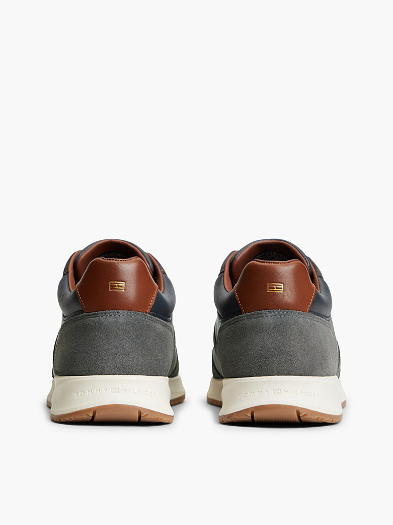 Tommy Hilfiger - Sneakers in pelle con mix di texture
