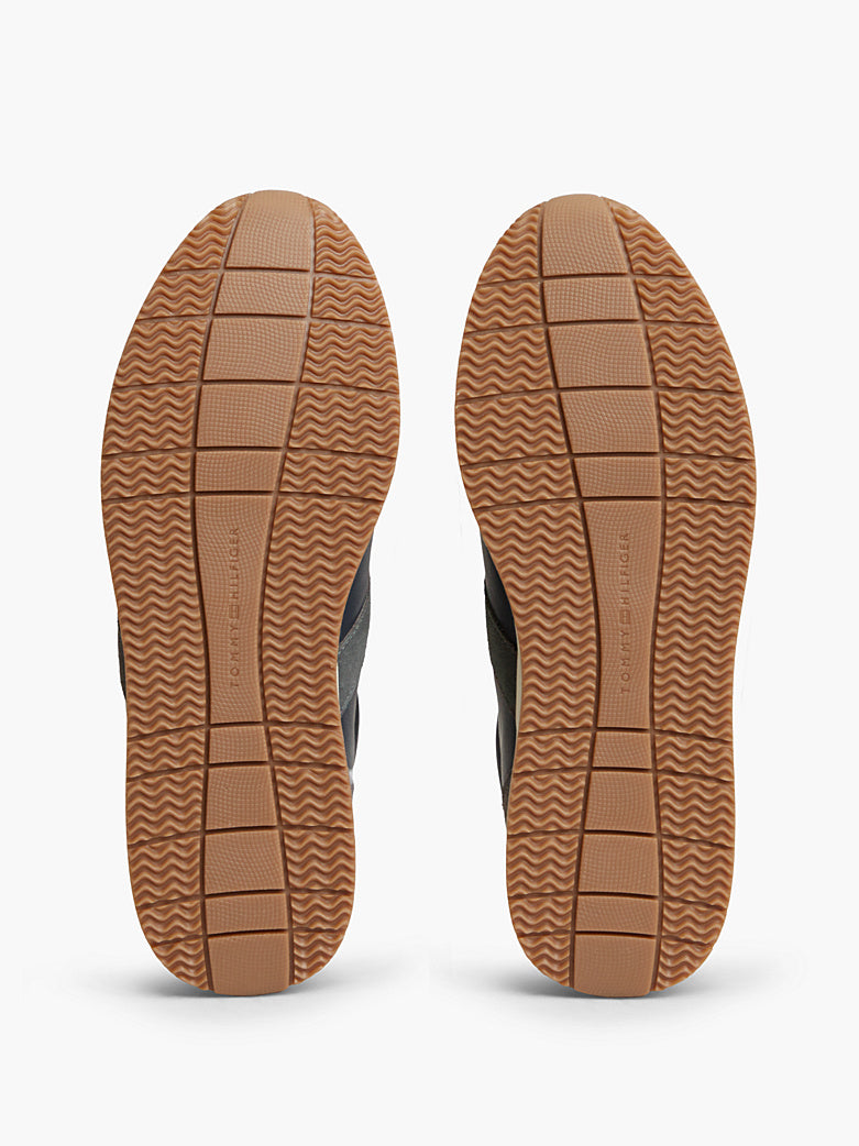 Tommy Hilfiger - Sneakers in pelle con mix di texture