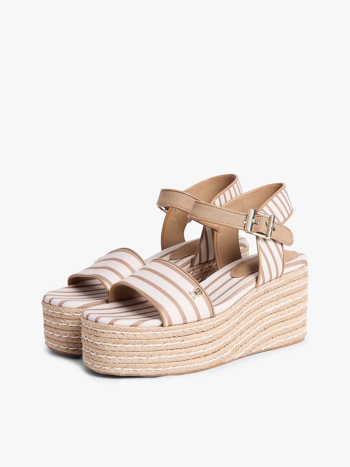 Tommy Hilfiger-  platform wedge breton stripes
