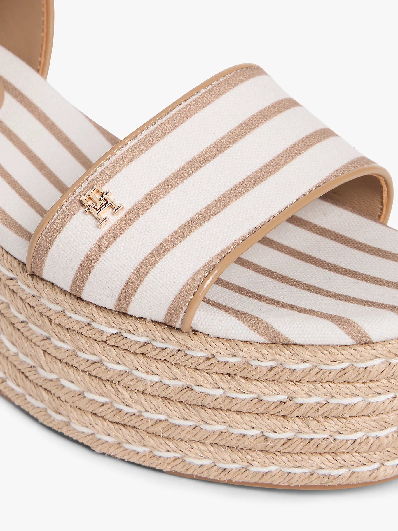 Tommy Hilfiger-  platform wedge breton stripes