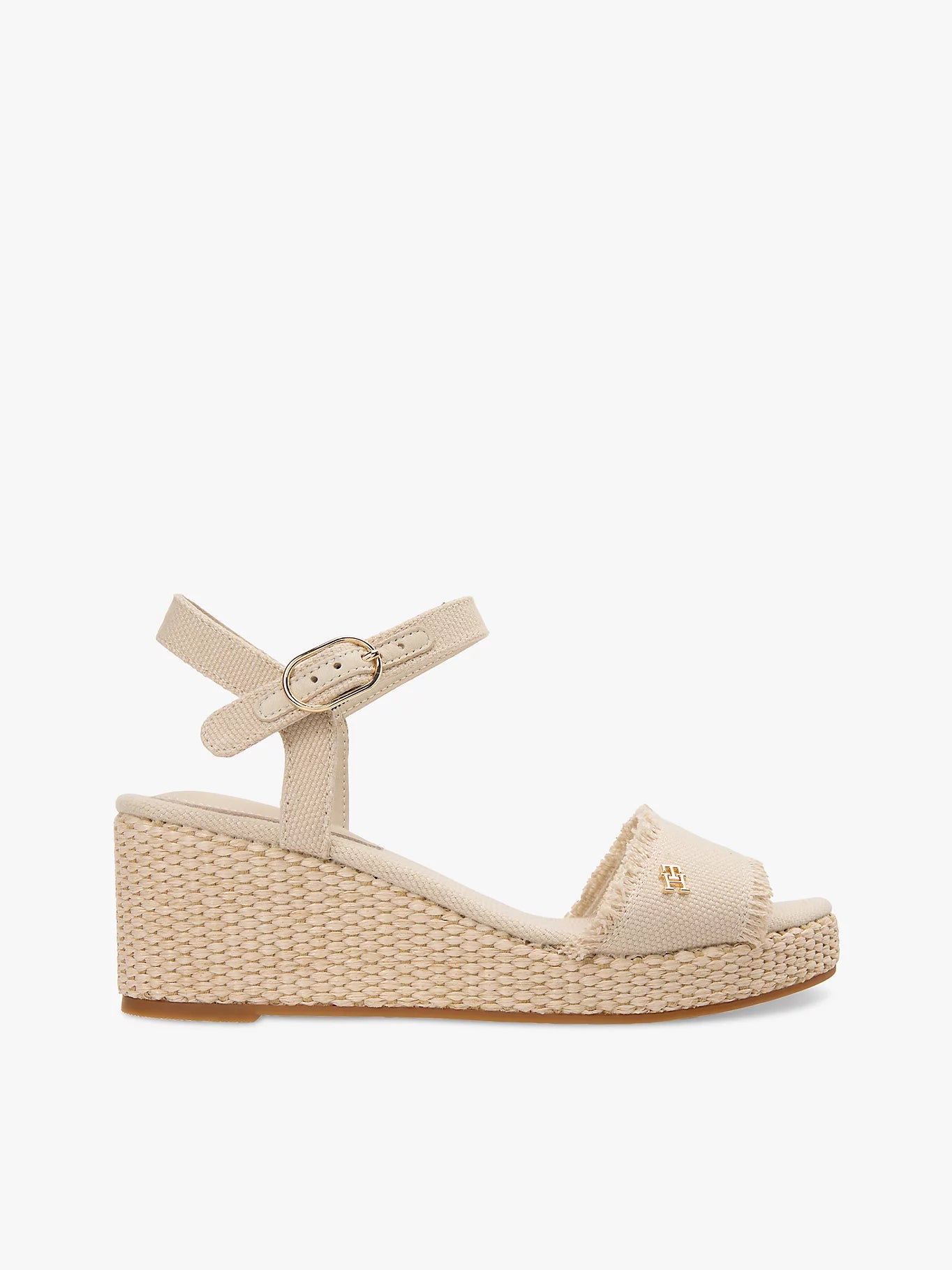 Tommy Hilfiger-  mid woven wedge espad fringe