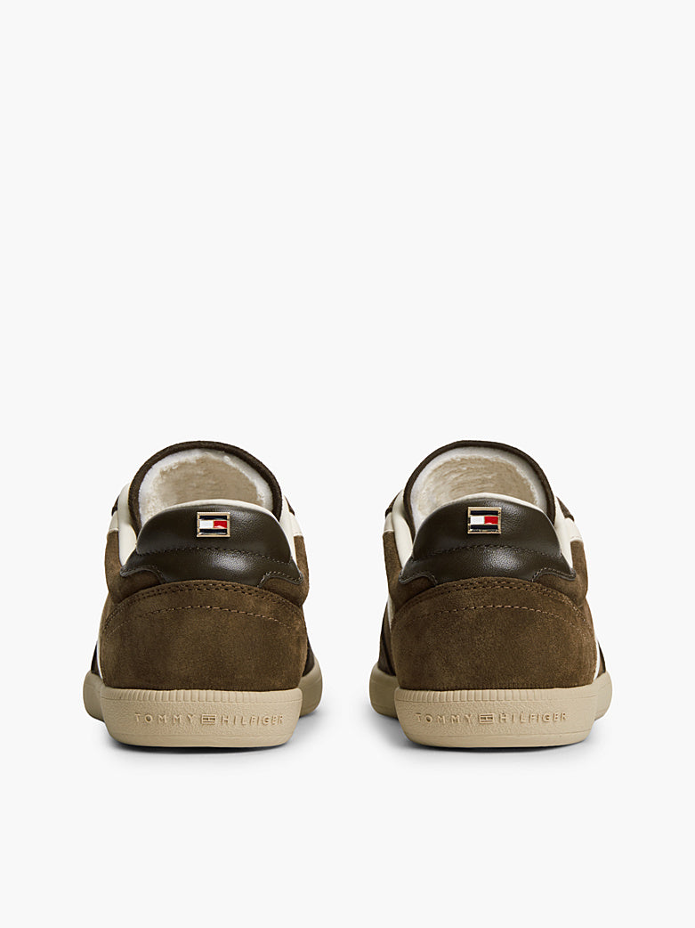 Tommy Hilfiger - Sneakers TH Tribeca in pelle scamosciata con mix di texture