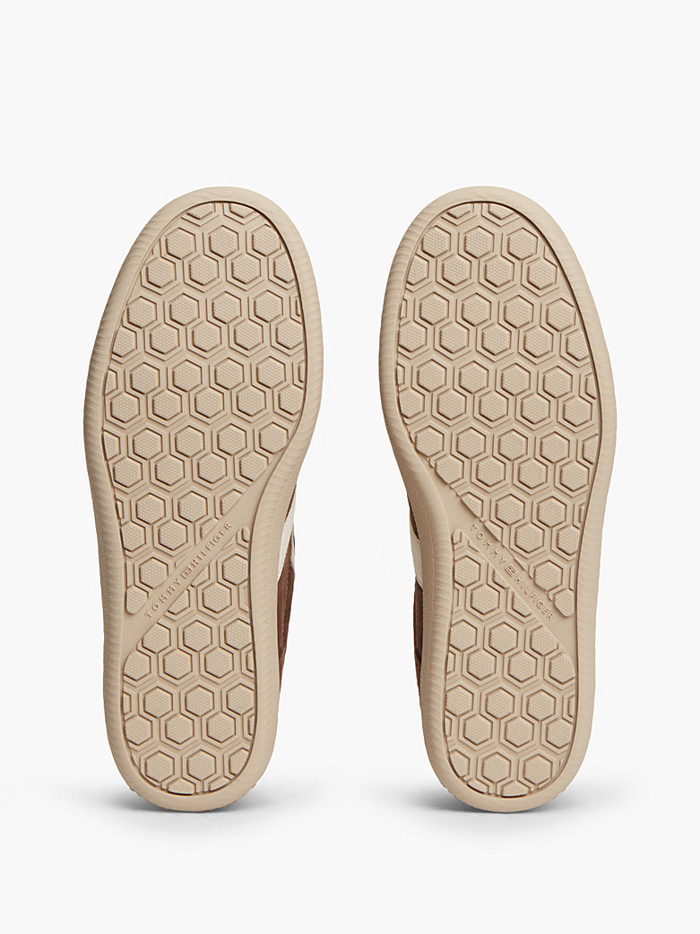 Tommy Hilfiger - Sneakers TH Tribeca in pelle scamosciata con mix di texture