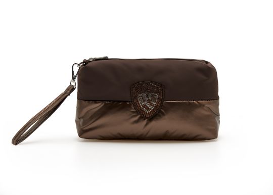 Blauer - Padded Polyester nylon clutch metal