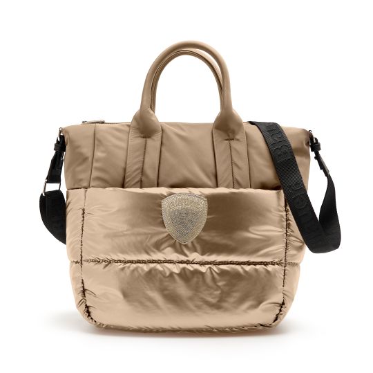 Blauer - Padded Polyester nylon tote bag XL metal