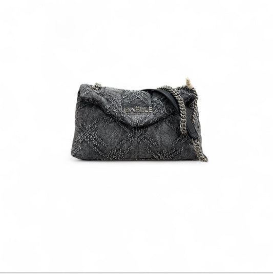Gaëlle - regular shoulder strap denim sfrangiato