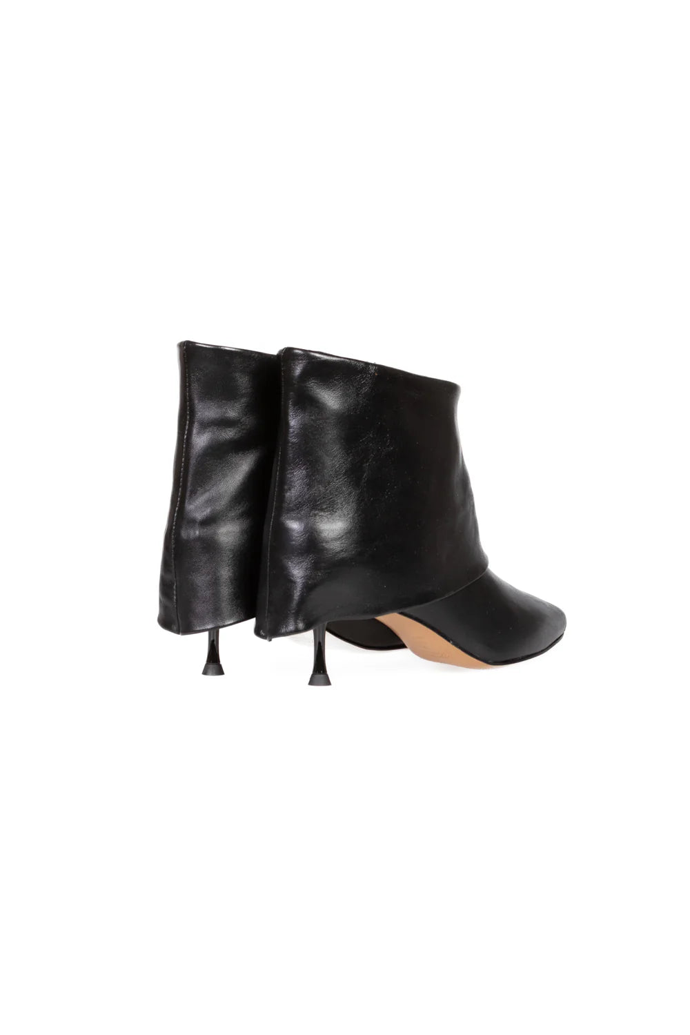 Ovyè tronchetto in pelle nero