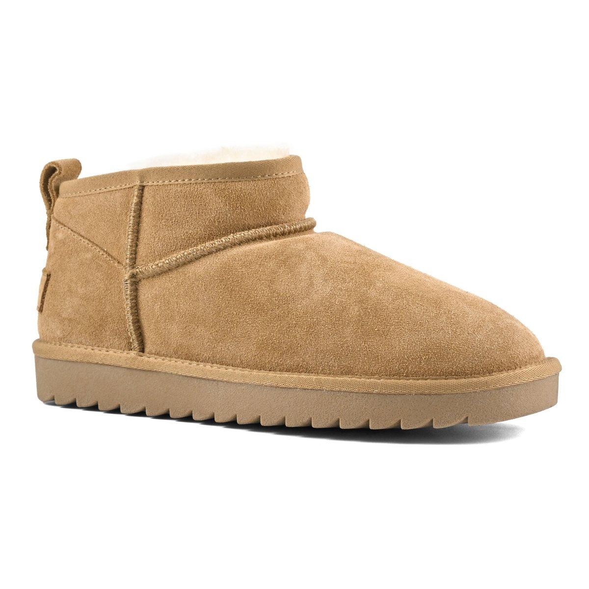 Colors of California - Miwo Sheepskin Stivale basso in pelle con fodera montone