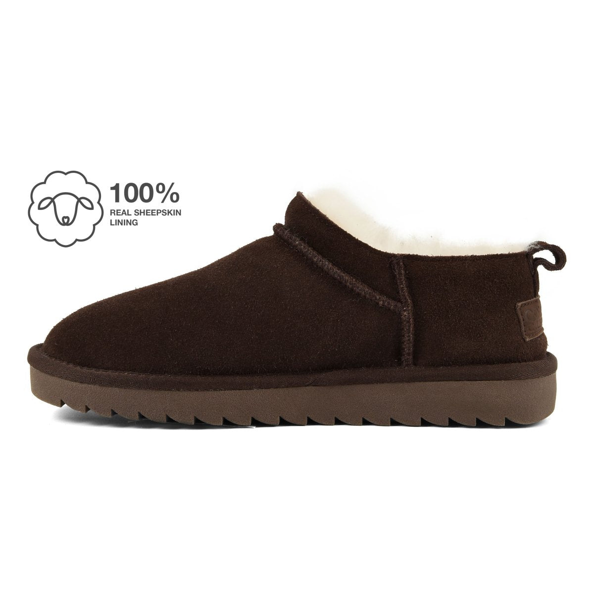 Colors of California - Miwo Sheepskin Stivale mini in pelle con fodera montone