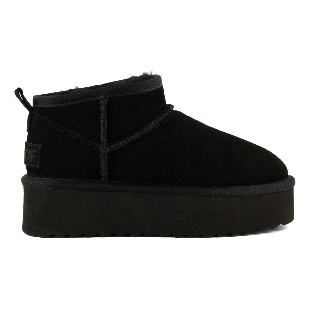 Colors of California - Yuro Sheeoskin Platform in pelle con fodera montone