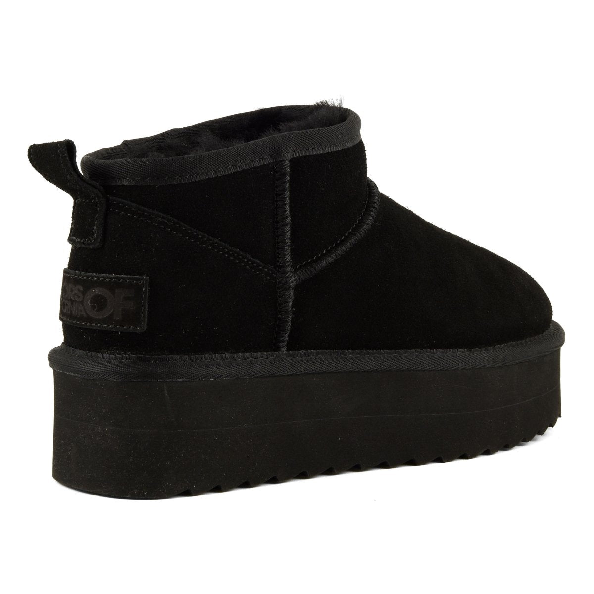 Colors of California - Yuro Sheeoskin Platform in pelle con fodera montone