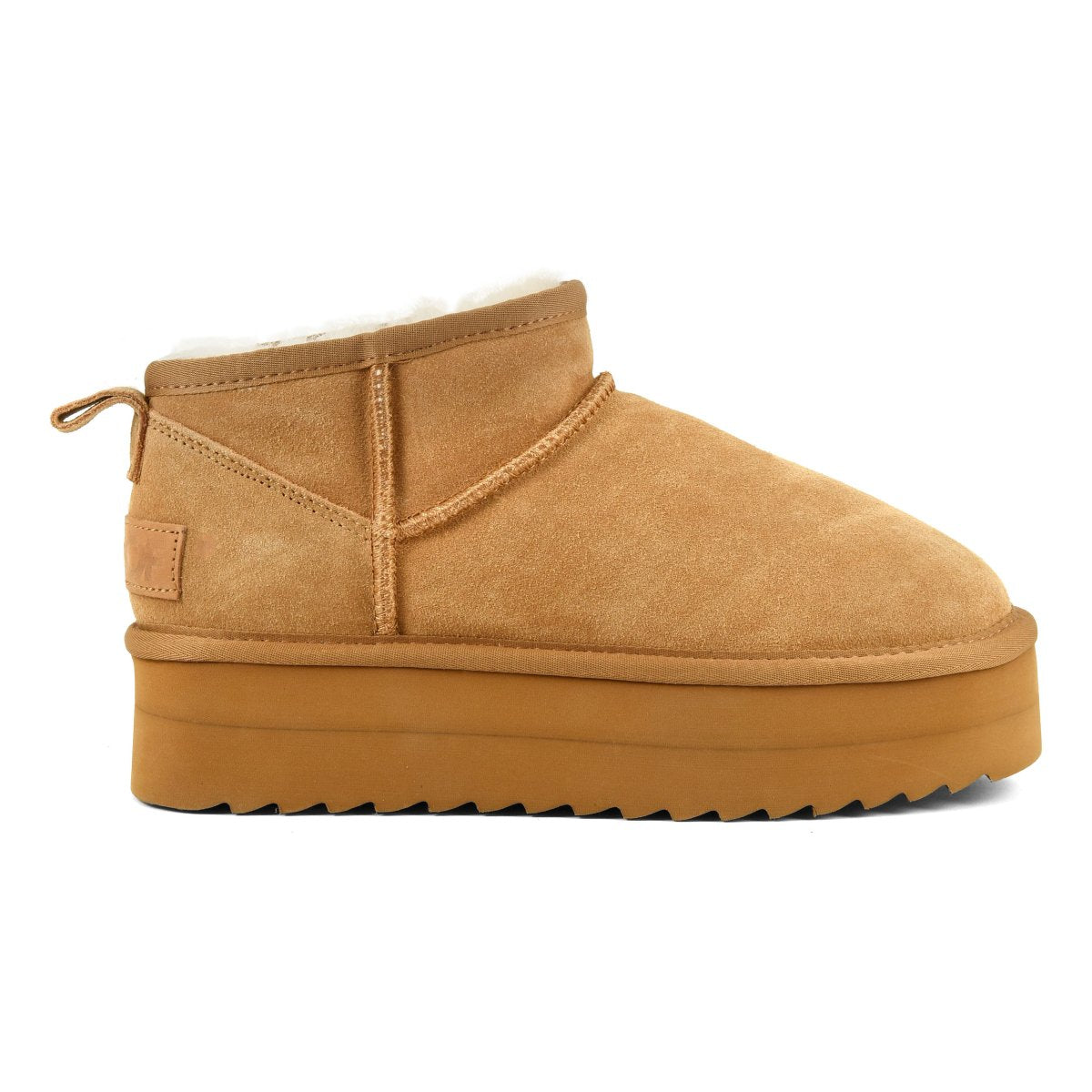 Colors of California - Yuro Sheeoskin Platform in pelle con fodera montone
