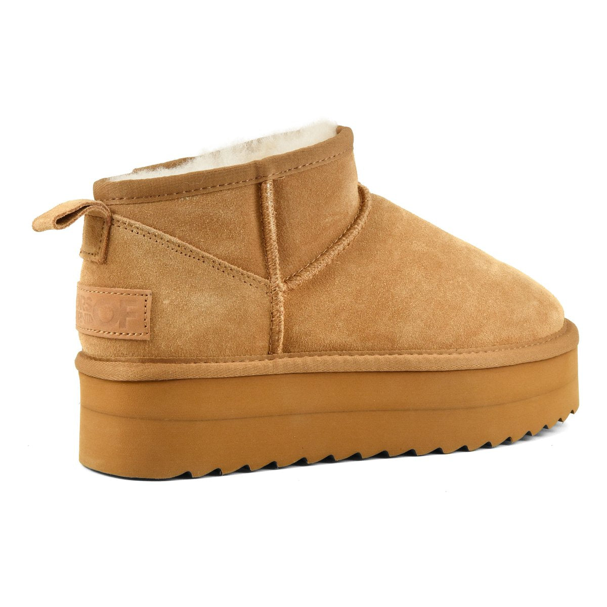 Colors of California - Yuro Sheeoskin Platform in pelle con fodera montone