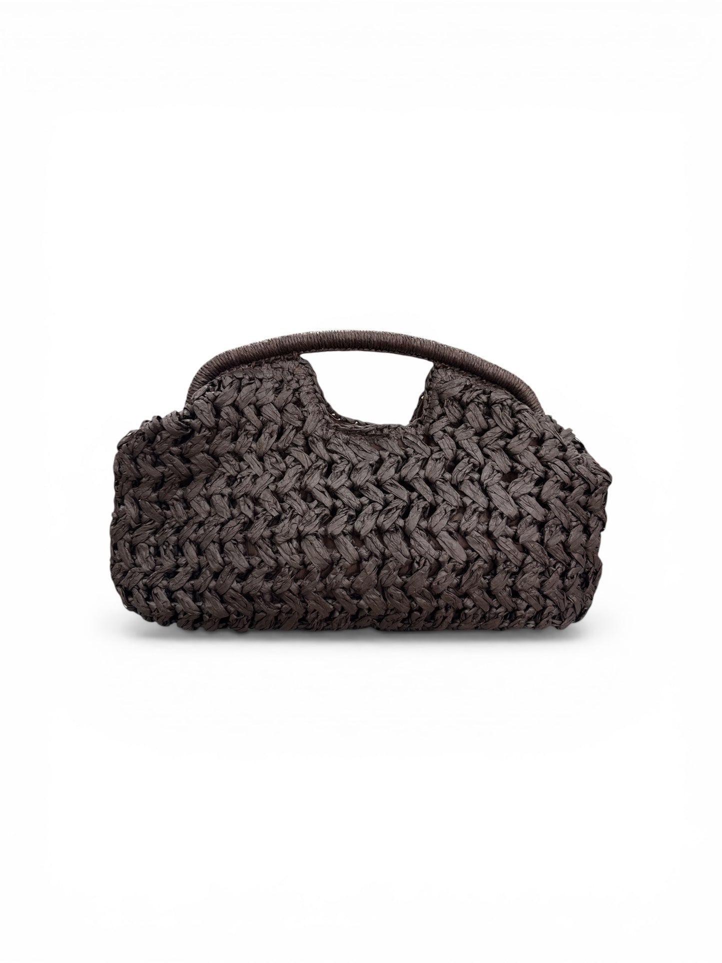 Clutch in rafia