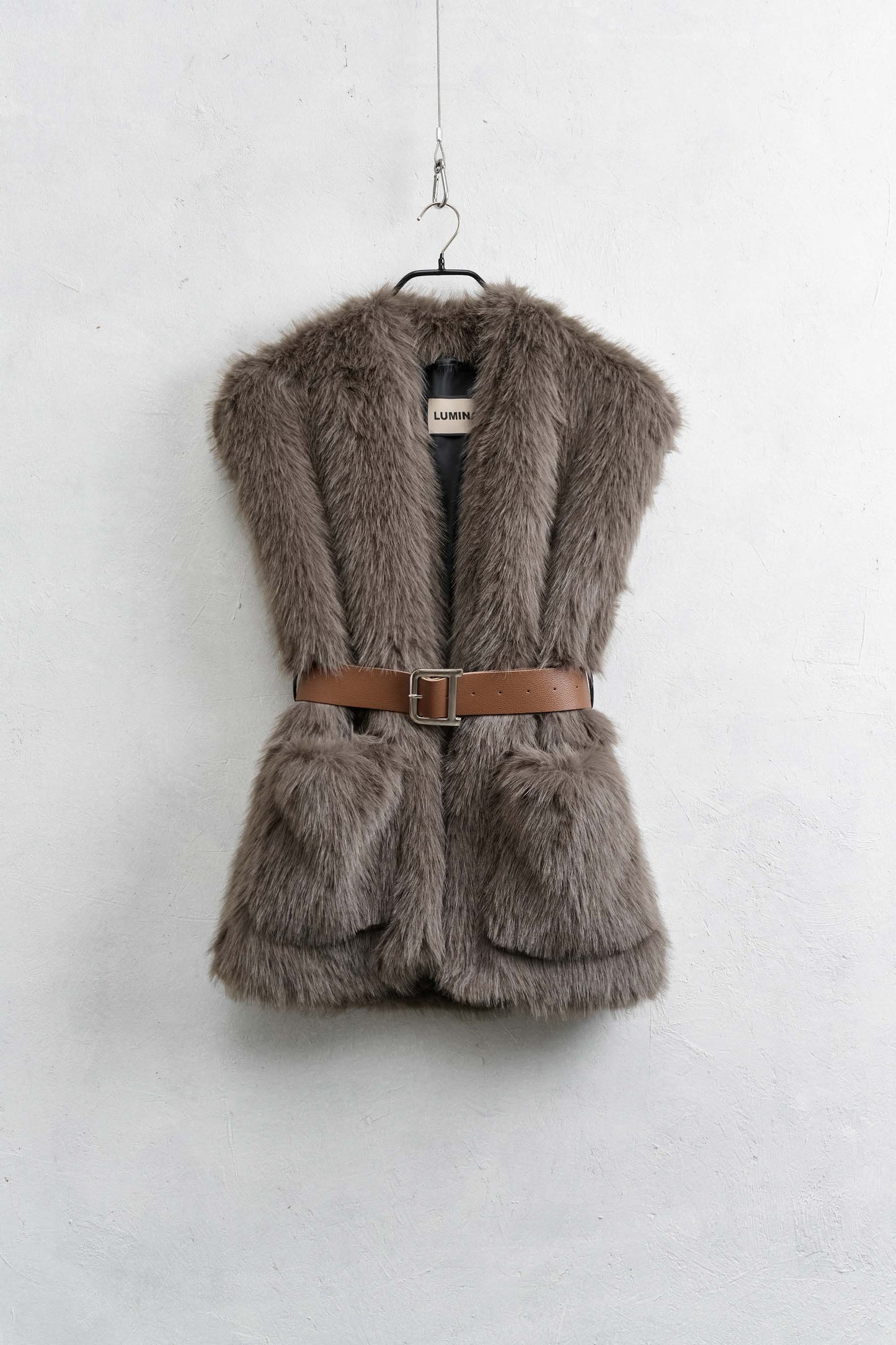 Lumina- gilet pelliccia
