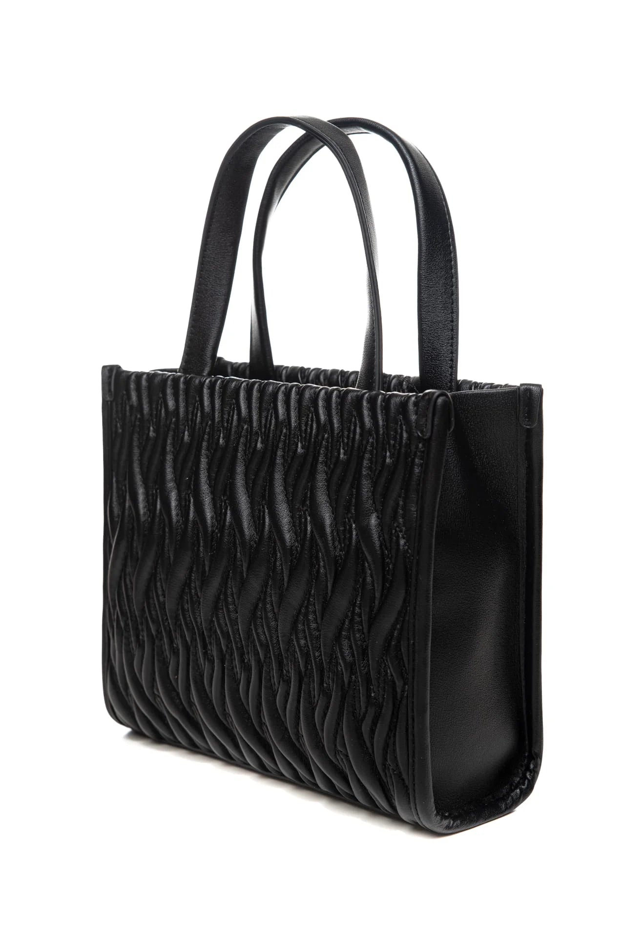 Gaëlle - Reg Shopper Plissè con logo in metallo