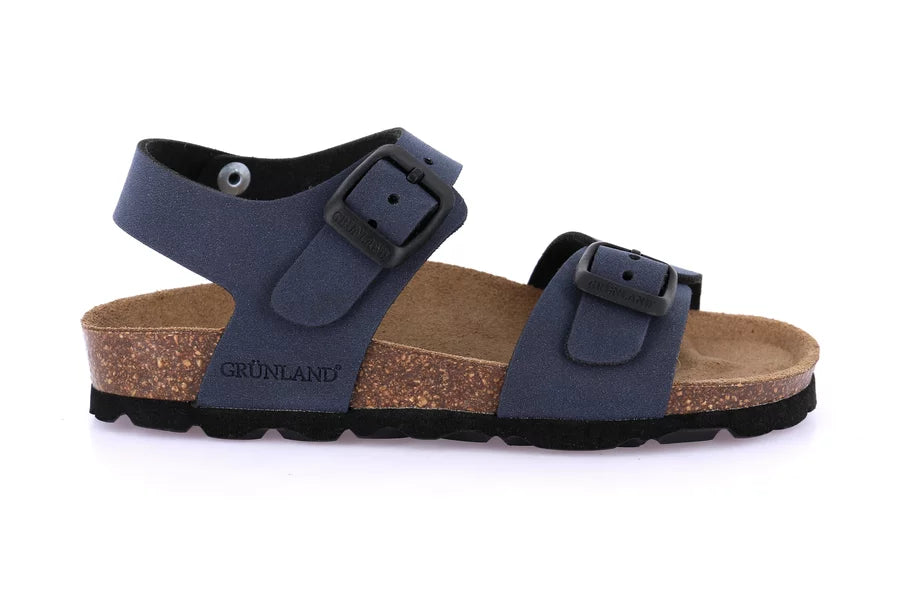 Grünland - Sandalo doppia fibbia in eco-suede | LUCE