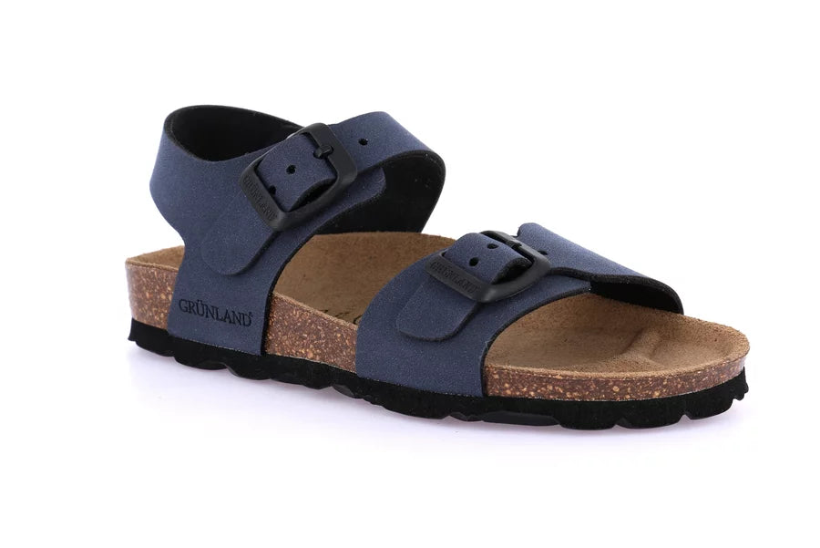 Grünland - Sandalo doppia fibbia in eco-suede | LUCE