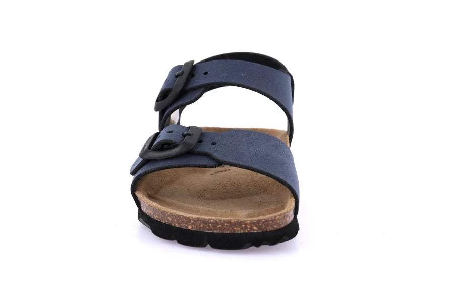 Grünland - Sandalo doppia fibbia in eco-suede | LUCE