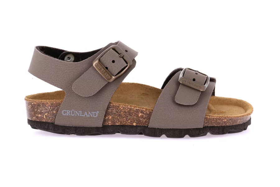Grünland - Sandalo Bambino Nabuk sintetico SB0901 | LUCE
