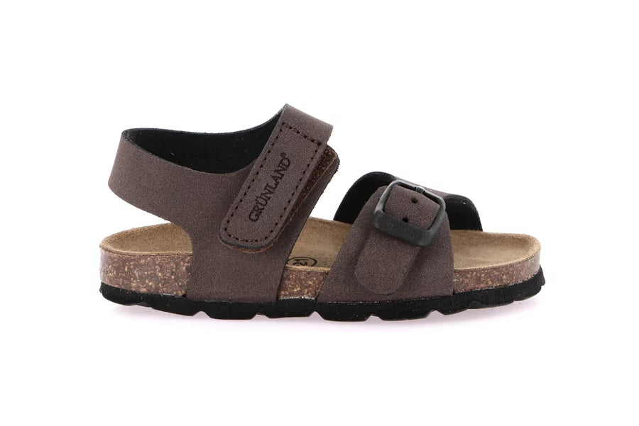 Grünland - Sandaletto minimal in eco-suede | ARIA