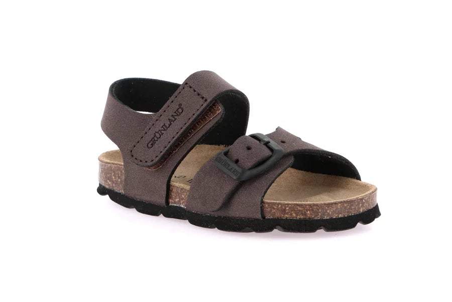 Grünland - Sandaletto minimal in eco-suede | ARIA