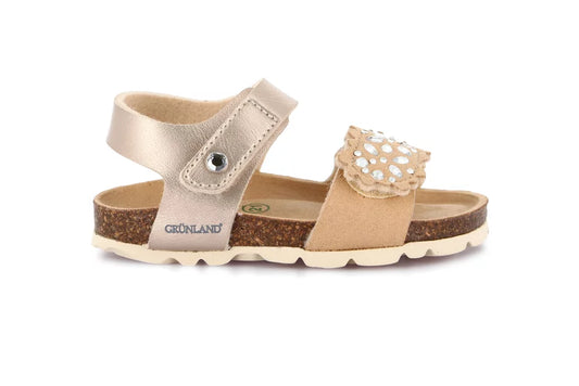 Grünland - Sandaletto multimateriale con brillantini | ARIA
